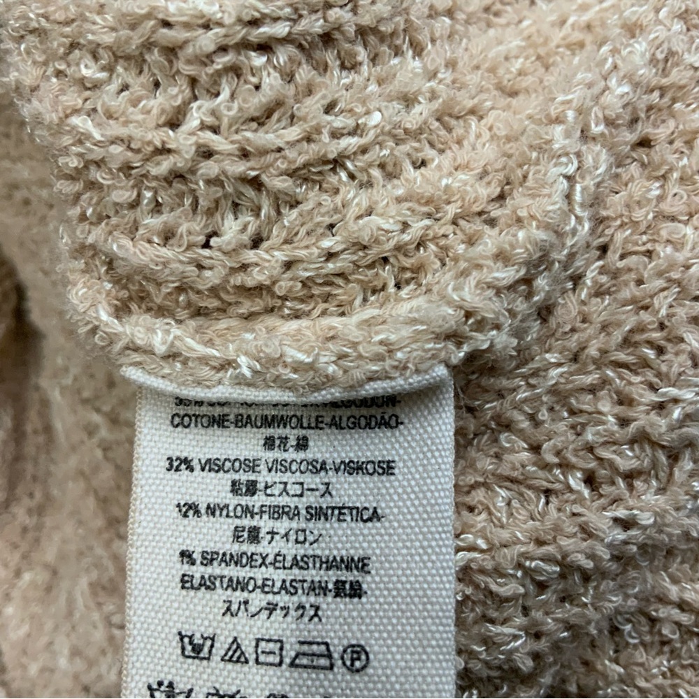 Free People Edessa Pullover Sweater. Tan Color. Women’s Size Large. - Picture 5 of 6